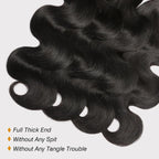 Extensions de cheveux humains naturels, ondulés, qualité 10A, 100 % cheveux vierges brésiliens non traités, lot de 3 paquets. Extensions de cheveux naturels pour femmes noires.