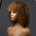 SHORT CURLY WIG 12'' 200%