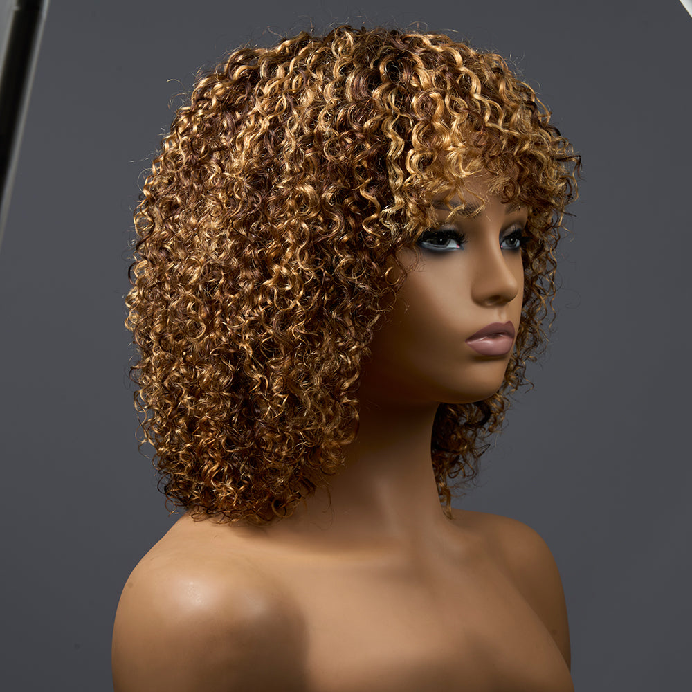 SHORT CURLY WIG 12'' 200%